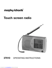 MORPHY RICHARDS IB27010 Operating Instructions Manual