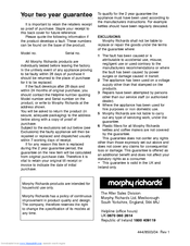 MORPHY RICHARDS IB44470 Manual