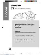 Goblin IB86003 Instructions Manual