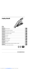 MORPHY RICHARDS SPILLMASTER - AUTRE Instructions Manual