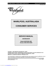 WHIRLPOOL 6ADP2956 IXM - SERVICE Service Manual