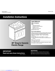 WHIRLPOOL 8300770 Installation Instructions