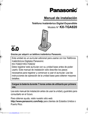 Panasonic KXTGA820 - EXPND DIGITAL CORDLESS HANDSET Manual De Instalación