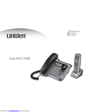 Uniden DECT2088 - DECT 2088 Cordless Phone Base Station Manuel Du Propriétaire