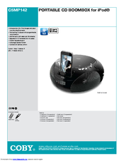 Coby CSMP142 Specification Sheet