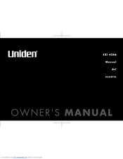 Uniden EXI4246 - EXI 4246 Cordless Phone Manual Del Usuario