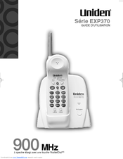 Uniden EXP370 Series Manual D'utilisation