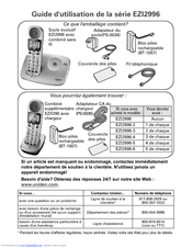 Uniden EZI2996A Manual D'utilisation
