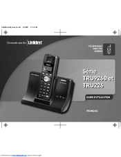 Uniden TRU9260 - TRU 9260 Cordless Phone Manual D'utilisation