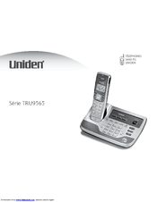 Uniden TRU9565 Series Manual D'utilisation