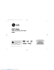 LG DN899 -  DVD Player Owner's Manual