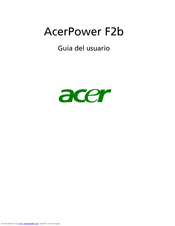 Acer AcerPower F2b Guía Del Usuario