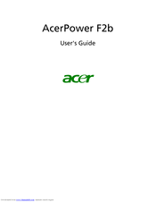 Acer AcerPower F2b User Manual