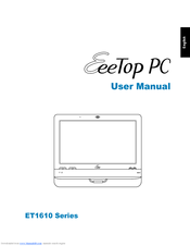 Asus EeeTop ET1610P User Manual