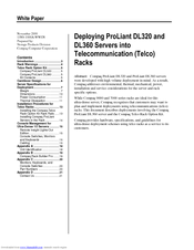 Compaq 231027-002 - ProLiant - DL320R01 Deployment Manual