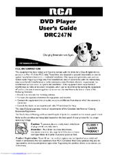 Rca DRC247 User Manual