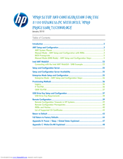 HP Compaq 8100 Setup And Configuration Manual