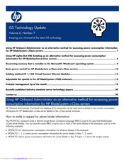 Compaq ISS Technology Update, Volume 6 Number 7 Update Manual