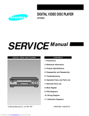 Samsung DVD-905 Service Manual