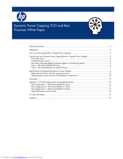 Compaq Dynamic Power Capping TCO and Best
Practices Introduction Manual