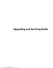 HP Pavilion Elite m9700 - Desktop PC Upgrade And Service Manual