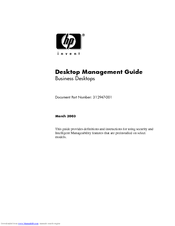 Compaq d325 - Microtower Desktop PC Management Manual