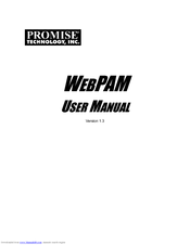Promise Technology WebPAM User Manual