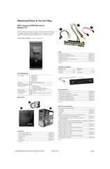 Compaq dx2290 - Microtower PC Illustrated Parts & Service Map