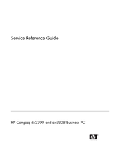 HP dx2308 - Microtower PC Service & Reference Manual