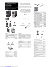 HP Compaq dx2355 Illustrated Parts Map