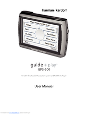 Harman Kardon guide+play GPS-500 User Manual