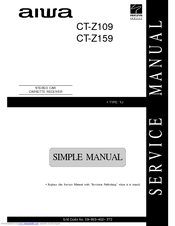 AIWA CT-Z109 Service Manual
