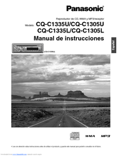 Panasonic CQC1335U - AUTO RADIO/CD DECK Manual De Instrucciones