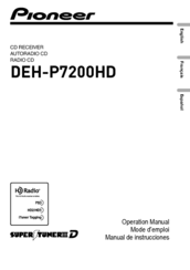 Pioneer DEH-P7200HD Operation Manual