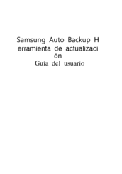 Samsung Auto Backup Guía Del Usuario