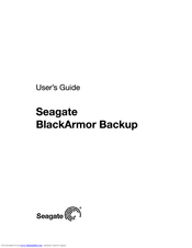 Seagate Maxtor BlackArmor User Manual