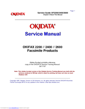 OKIDATA OKIFAX 2400 Service Manual