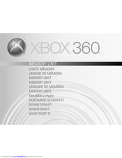 Xbox 9Z4-00001 -  360 Memory Unit Flash Module User Manual