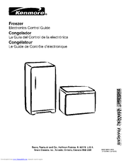 Kenmore 2845 - 13.7 cu. Ft. Upright Freezer Control Manual
