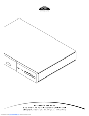 NAIM DAC - REFERENCE  ISSUE 3A Reference Manual