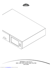 NAIM HDX-SSD - REFERENCE  ISSUE 1 Reference Manual