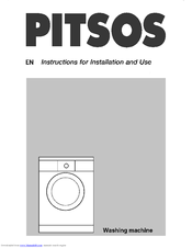 PITSOS WFP1000C7 Instructions For Installation And Use Manual