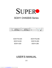 Supermicro SC811TQ-280 User Manual