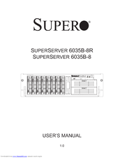Supermicro SUPERSERVER 6035B-8 User Manual