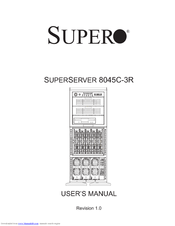 Supermicro SUPERSERVER 8045C-3R User Manual