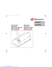 TallyGenicom LA550N Quick Start Manual