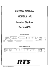 RTS 810B Service Manual