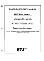 RTS EKP95 Parts Manual