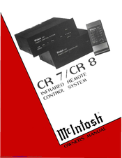 MCINTOSH CR8 Owner's Manual