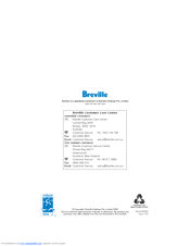 User manual Breville The Soft Top Dual BKE425 (English - 8 pages)
